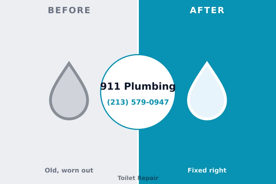 Before and after: plumbing repair Leonard, TX
